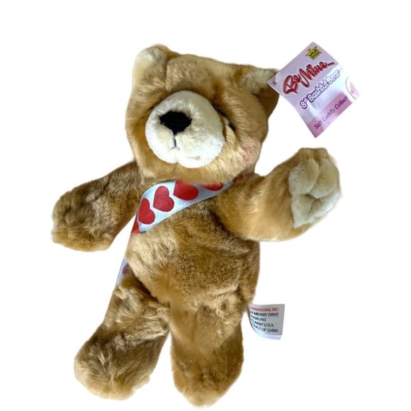 New Wild Republic 8 in Bashful Teddy Bear BE Mine Plush stuffed Animal Toy - Picture 2 of 3